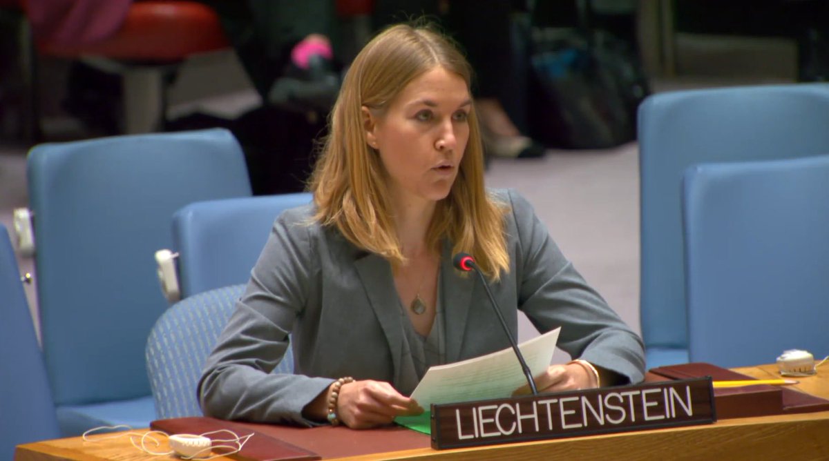 LiechtensteinUN's tweet image. In SC OD on #WorkingMethods, LI:
• Encourages transparent SC deliberations and participation of female and CSO briefers
• Appreciates the SC&apos;s consistent engagement with GA res 76/262
• Reminds SC MS that Art 27.3 must be applied in line with the purposes of the Charter
