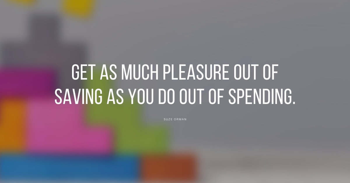 SuzeOrmanShow's tweet image. Saving is not an act of denying yourself. It’s the means by which you can bring more confidence and calm into your life, because you’re not overextended. #savemoneytips