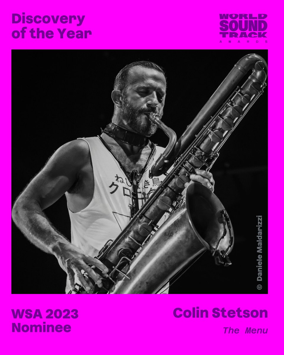 Excited and honored and very much looking forward to being a part of this festival in October. I'll be performing a solo concert as well as being a contributing member of the film jury. More details via @WSAwards // The Menu is here: colinstetson.ffm.to/the_menu_ost