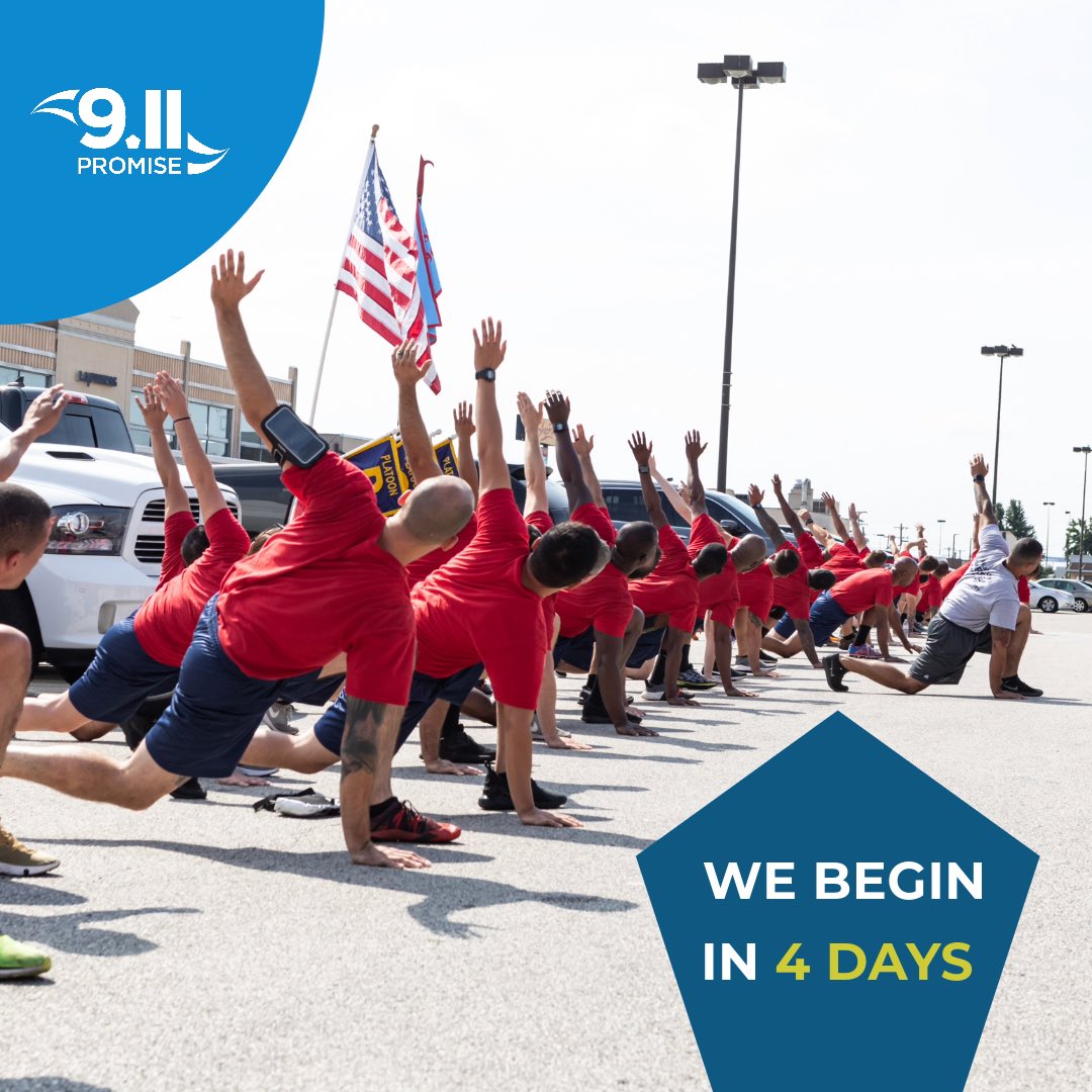 The911Promise's tweet photo. Only 4 days until we come together to run or bike to the 911 and Flight 93 Memorials. 

We wish all our athletes safe travels. Don’t forget to tag us on your journey to DC so we can see how far you’re flying, driving, and riding. 

We’ll see you at the Athlete Dinner on the 8th! https://t.co/8eXsQbMY4q