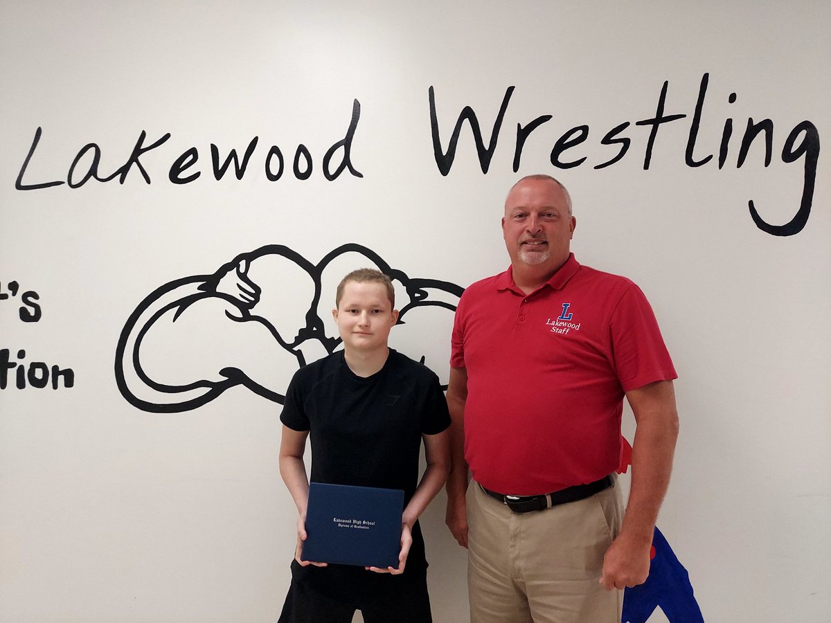 Lakewood graduate Chase Townsend was at Lakewood High School today to pick up his diploma.  Chase is a cancer survivor and will attend Otterbein this fall.

Congratulations Chase!!