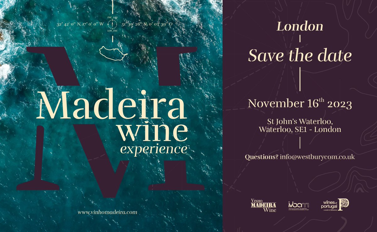 Here's to yet another exciting edition of the Madeira Wine Experience in London!

Prepare to dive into the world of Madeiran culture through the exquisite wines.

Stay tuned, registrations for this year's event will be opening soon- Seize the opportunity to indulge and relish 🍷