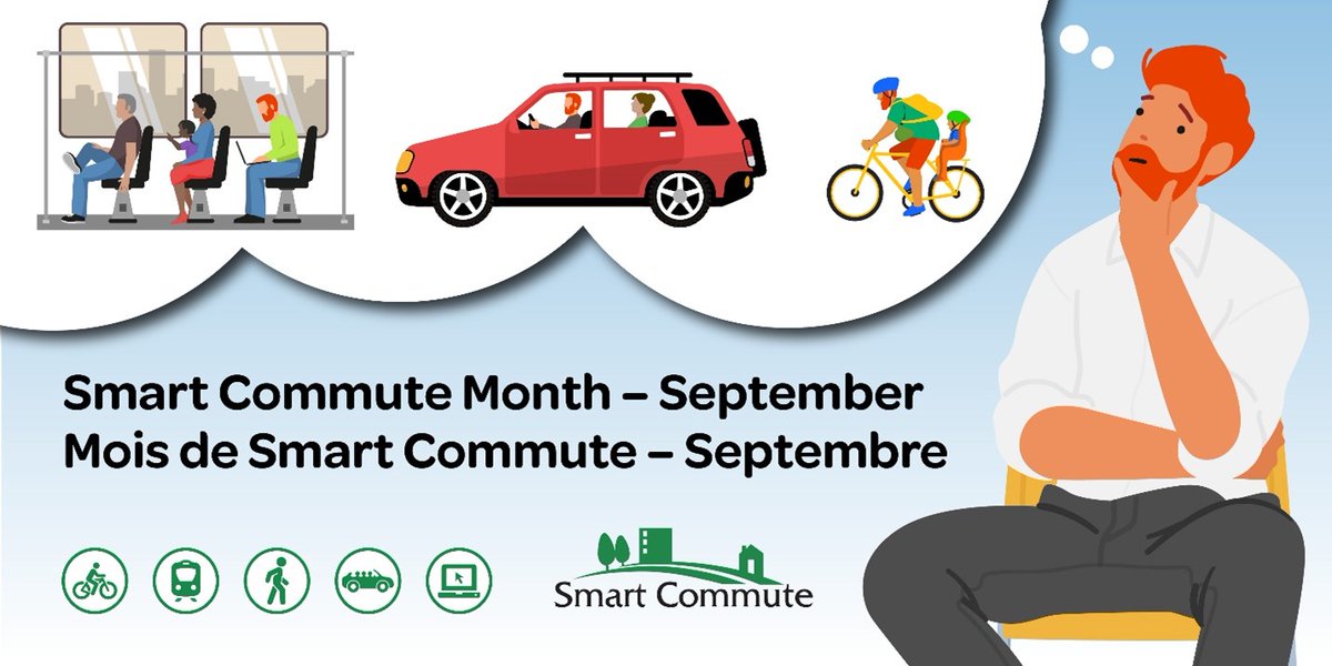 RegionofDurham's tweet photo. September is #SmartCommuteMonth! 🚍 Until the end of the month, visit https://t.co/py9SmgsPN7 to complete the survey for your chance to win one of 25 gift cards valued at $25! 🚲👟 https://t.co/qsT5jtcukE