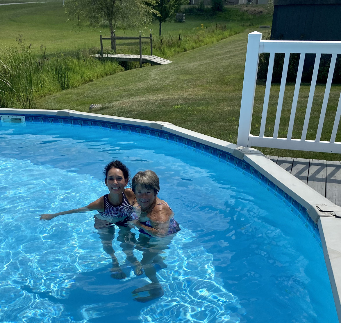 Becky has always been an avid swimmer. We would like to Thank our Executive Director Brandy for opening her home and pool so Becky could enjoy her favorite pastime! #WhyITrilogy #TrilogyLiving
