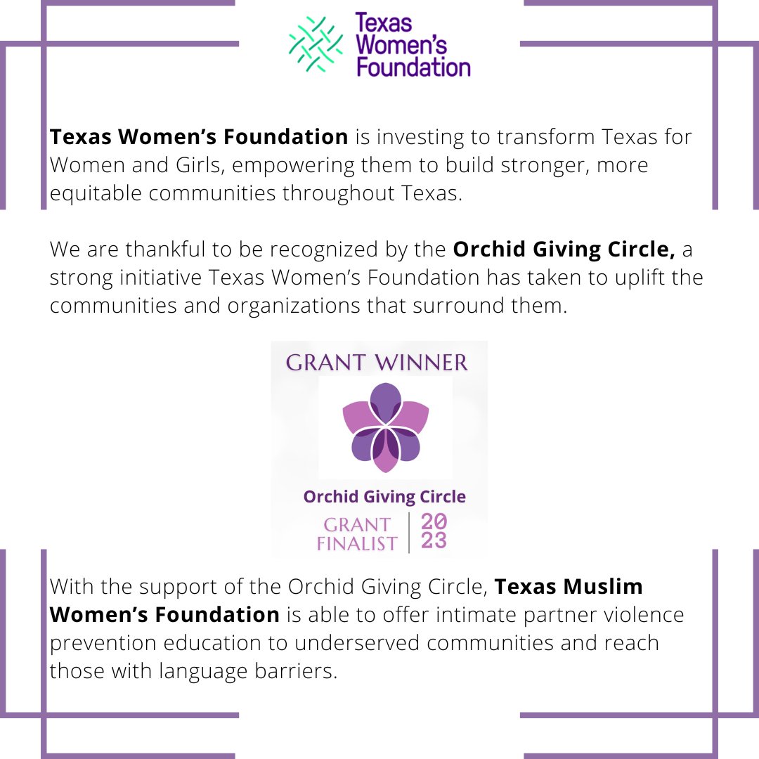 TxMWF's tweet photo. We are incredibly grateful to the Texas Women's Foundation for their generosity and support, which has enabled us to transform lives #StrongWomenBetterWorld #TransformTexas #nonprofit #womensrights #dvawareness https://t.co/fihE67kiA3