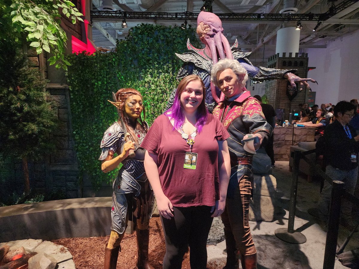 AsheIsMash's tweet photo. PAX West was an absolute blast! Working with the @QueerEsports mentees makes all the hard work worth it 💜 You can find me sleeping for the next 48 hours 😴 https://t.co/3U9sEqovWM