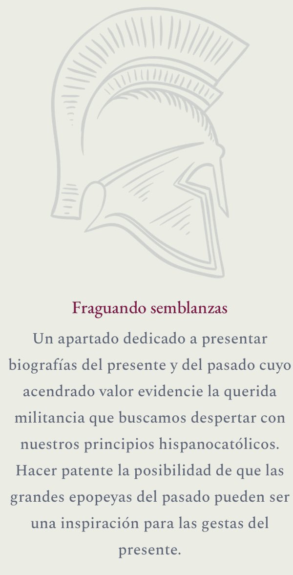 Sección: «Fraguando semblanzas»