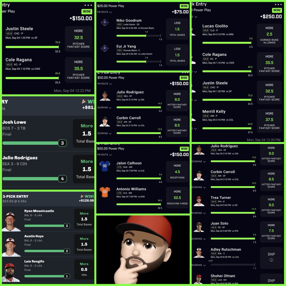 UncleMalBets's tweet photo. Had us A DAY yesterday! 🔥✅💎

1️⃣ DAY 1️⃣ BAND = $1,000 RICHER 💰

TAP IN to the #CushCord 🫡 
https://t.co/DRNiBhovC1 and then 👇 

LIKE/FOLLOW/RT 🗣️
LIKE/FOLLOW/RT 🗣️
LIKE/FOLLOW/RT 🗣️

@CushPlayerProps w/ pitchers = 🐐

#GamblingTwitter #GamblingX #BettingTwitter #BettingX https://t.co/VQO6MWJiev