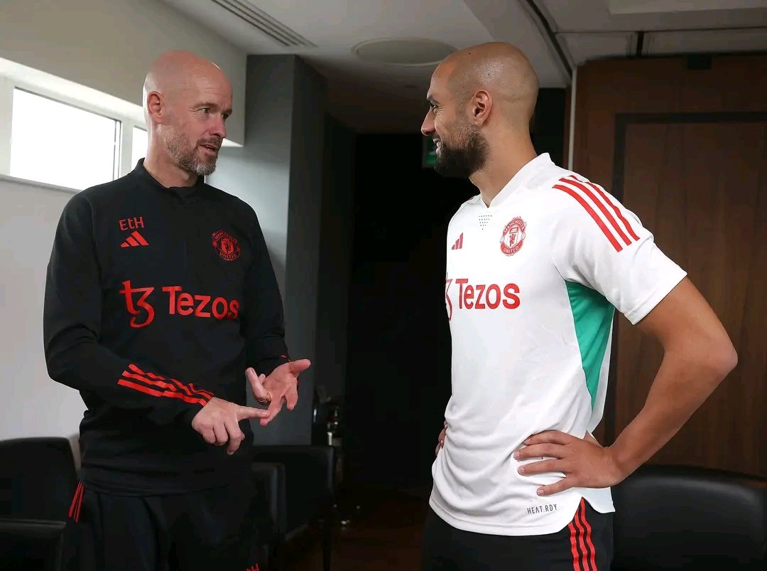 Manutd9ja_'s tweet photo. OFFICIAL: Sofyan Amrabat is Here!

#MUFC https://t.co/TY66DWdhsG