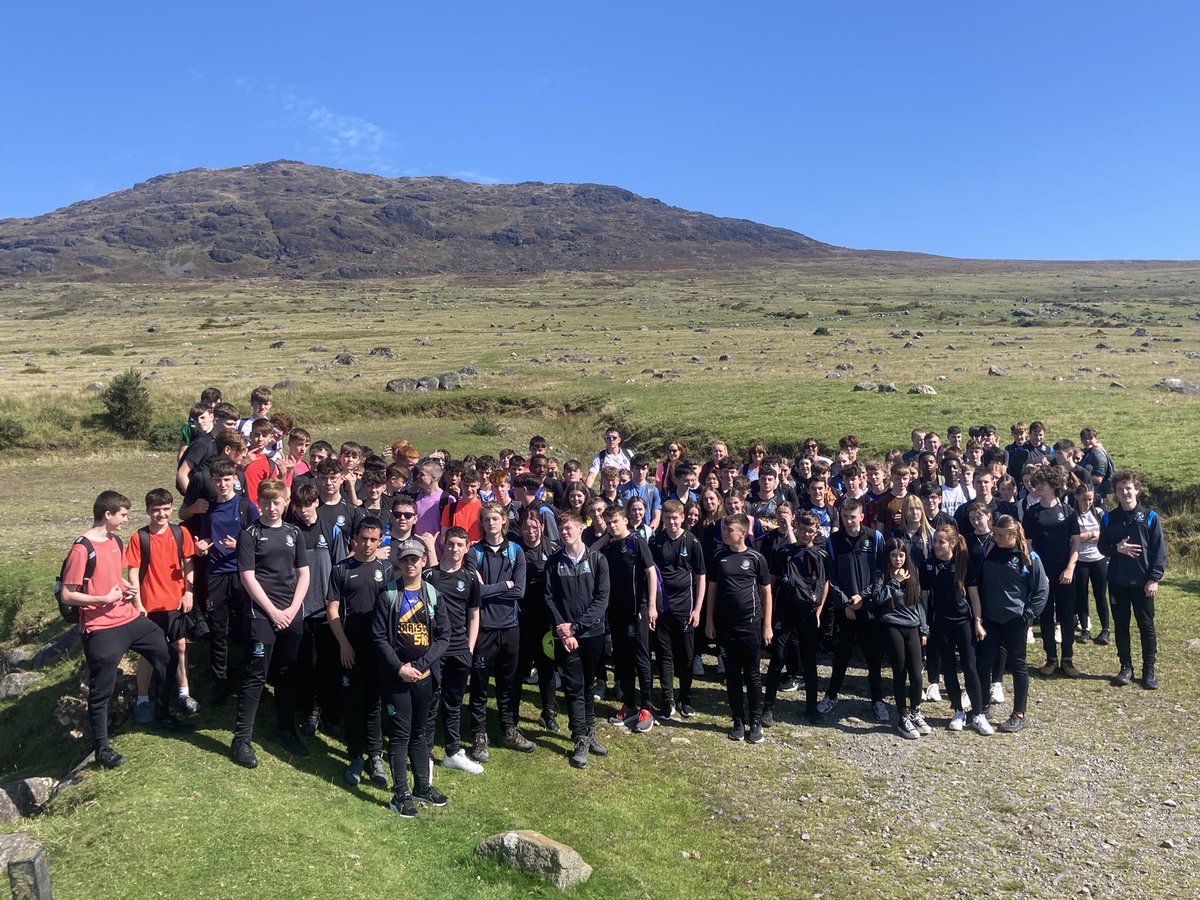 maristdundalk's tweet photo. Our @MaristTYs had their first outing of the year completing the annual hike from Glenmore into Carlingford stopping at the holy cross, coming down through Queen Meabh’s Gap &amp; visiting the deserted famine village. The trip was completed with 🍦 to cool the weary limbs https://t.co/ZpXOCtiZ74