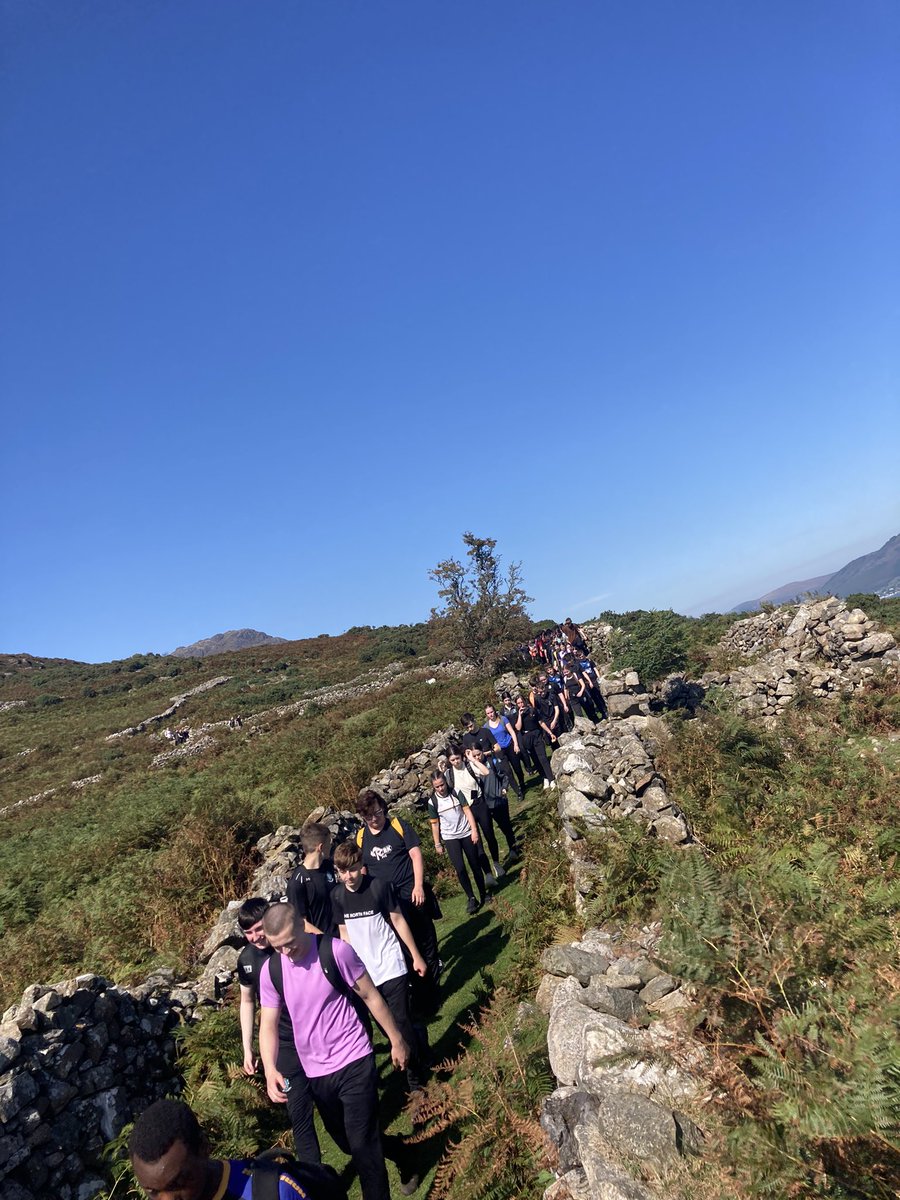 maristdundalk's tweet photo. Our @MaristTYs had their first outing of the year completing the annual hike from Glenmore into Carlingford stopping at the holy cross, coming down through Queen Meabh’s Gap &amp; visiting the deserted famine village. The trip was completed with 🍦 to cool the weary limbs https://t.co/ZpXOCtiZ74