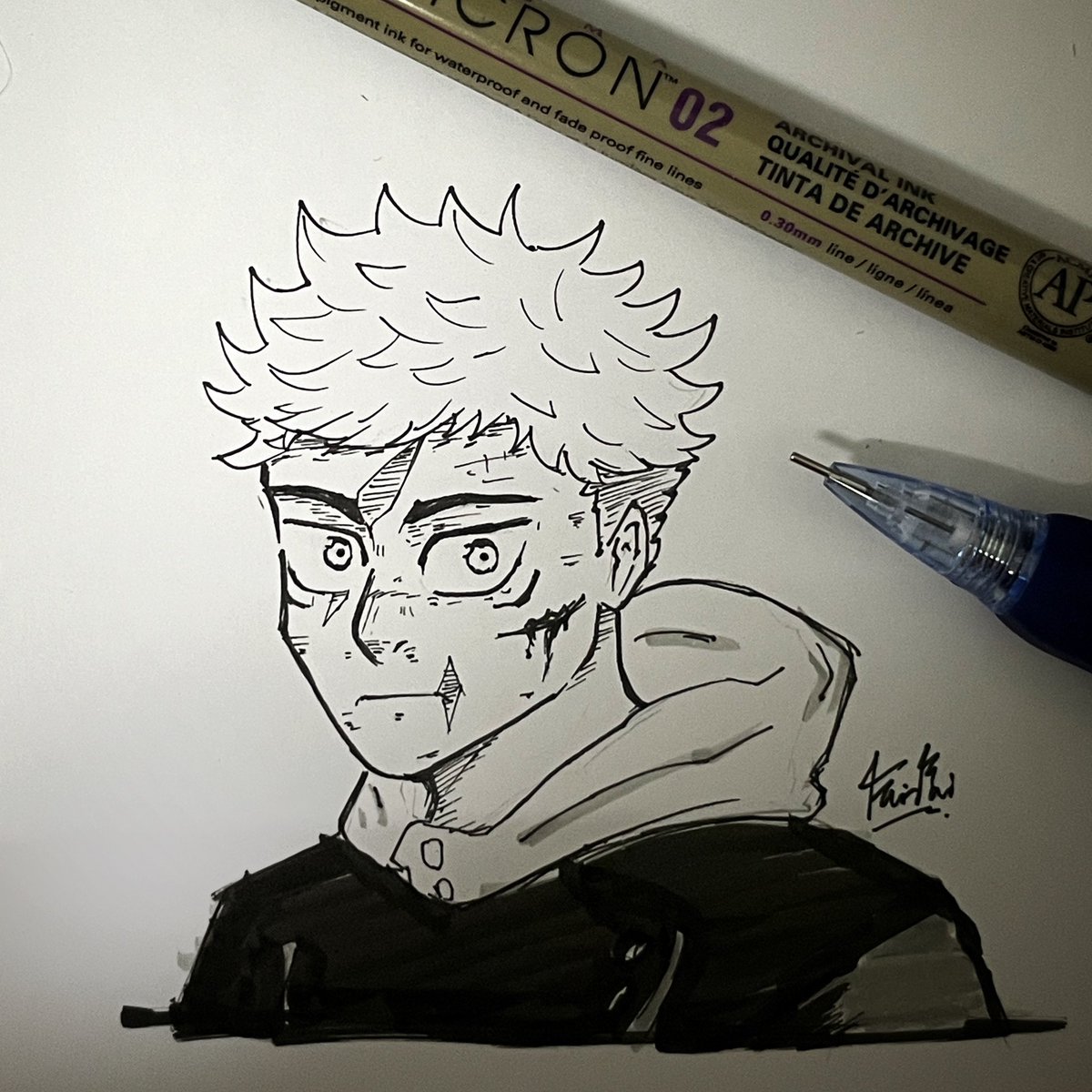 Fui-Fui! 😸🐹 working IRL tweet media