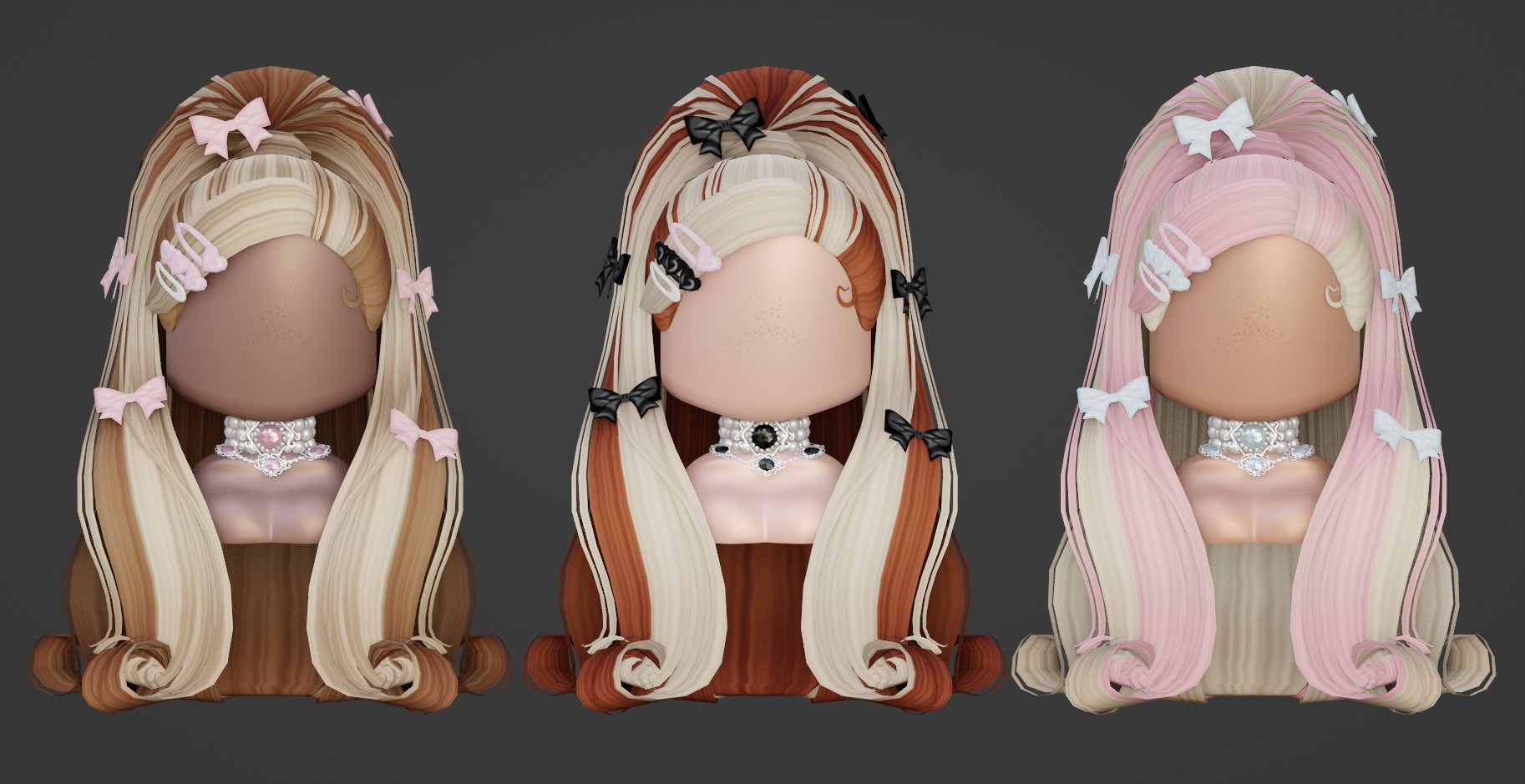 ROBLOX HAIR CODES - ROBLOX HAIR WITH HAIR CLIPS, CUTE AND AESTHETIC 