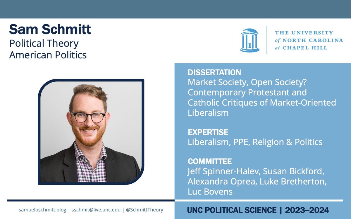 Liberal theory analyzes religious objections to state power but has overlooked recent religious objections to *market​​* institutions. @SchmittTheory uses Protestant and Catholic criticisms to identify ways of making market society a more open society for all. #PSJMInfo
