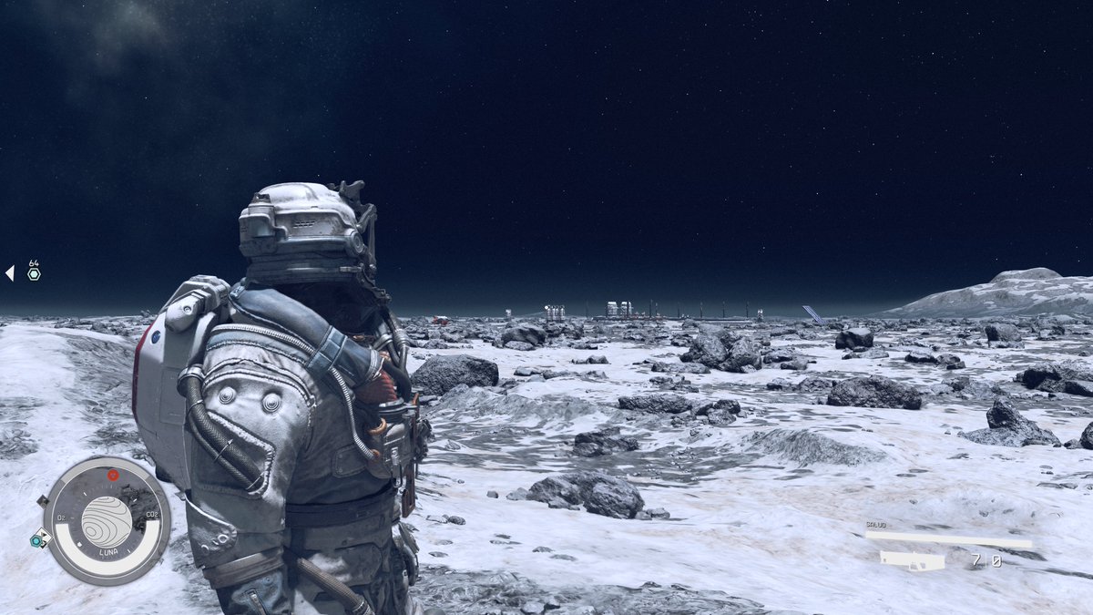 ShaditoGamer's tweet photo. Llegamos a la Luna, tenemos un arpon, no hay pescado aquí, me regreso allá a cantar esta canción. #Starfield https://t.co/zrMQQLNKa8