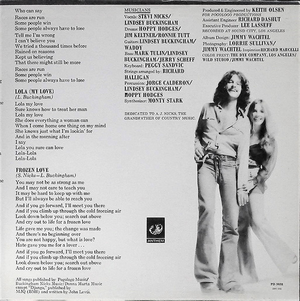 StevieNicks's tweet photo. Happy 50th anniversary to Buckingham Nicks, released on this day in 1973. https://t.co/o63IHG3e2B
