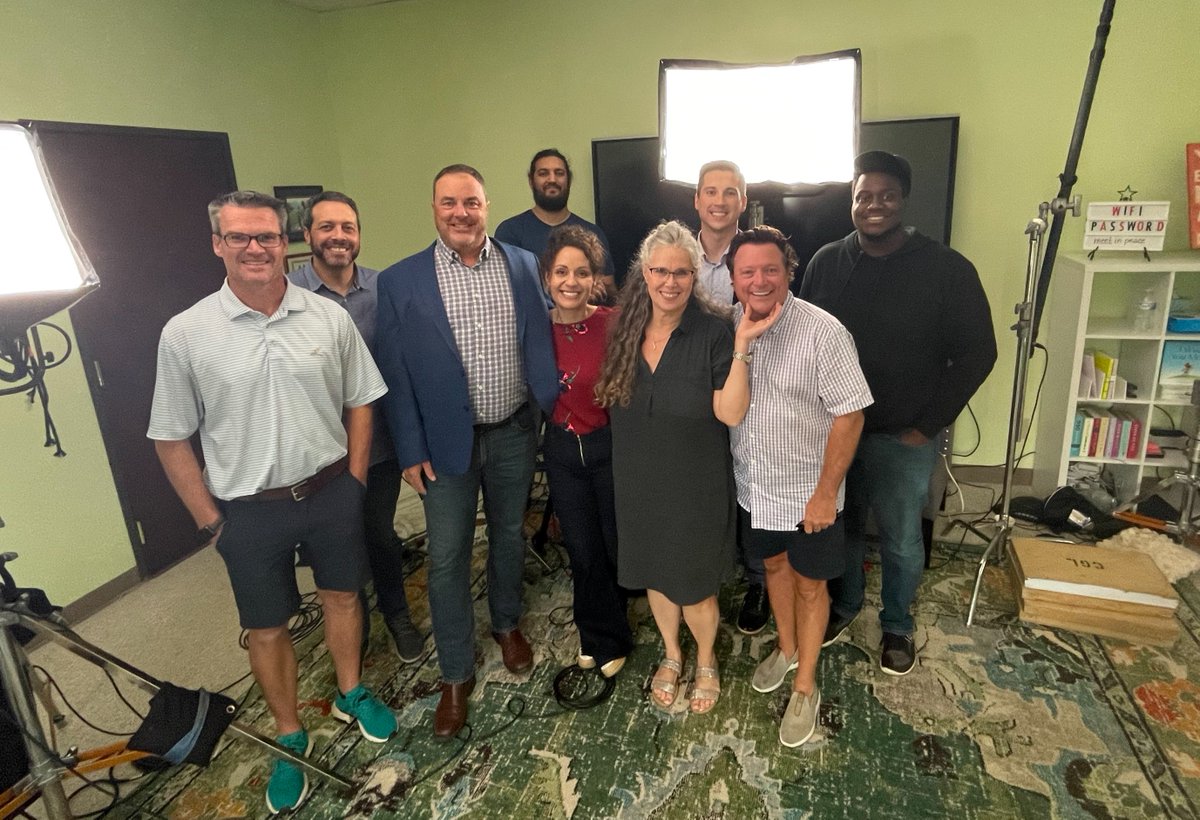 Netaff's tweet photo. Beautiful sunsets. Large downpours. Brian Prim. Josh Pearson. And rolling green hills…Just a few of our favorite things from our shoot day with Prim Law. A lovely crew and kind West Virginians made the day a success. 
Sometimes, it’s not all work and no play….right, Brian? https://t.co/CMJAdnau9N