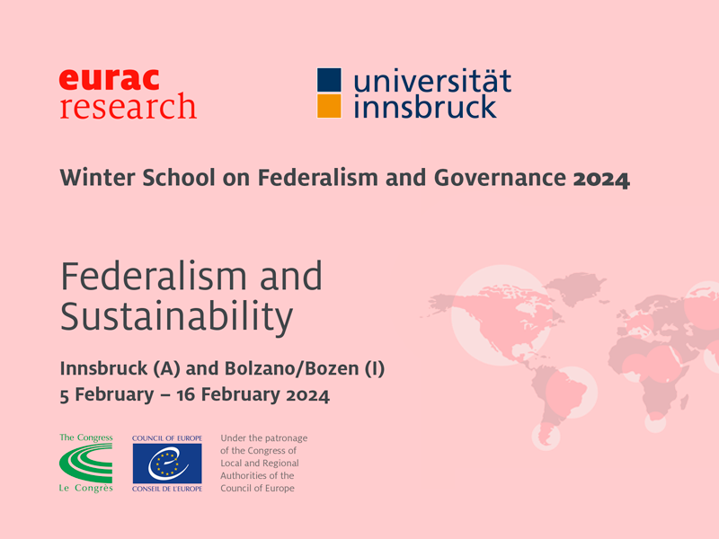 🤩We know that some of you have been waiting for this announcement. Our 2024 #WinterSchoolonFederalismandGovernance is dedicated to the theme 'Federalism and Sustainability' and the call is open NOW. What are you waiting for? winterschool.eurac.edu
