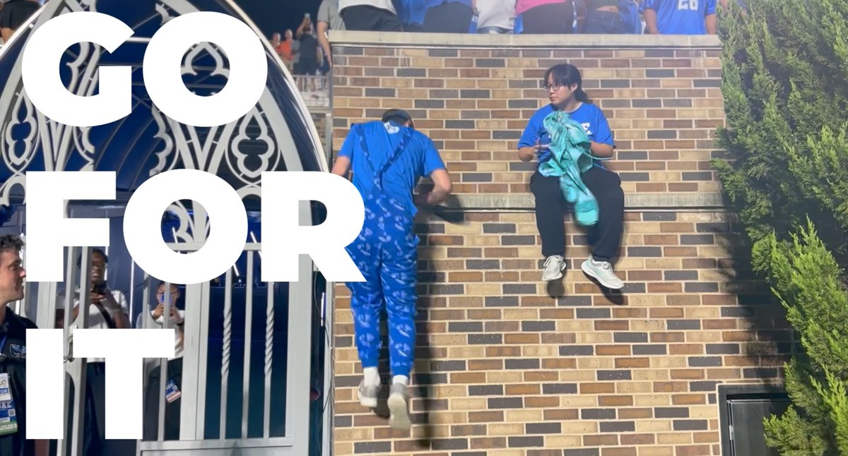TheNCSportsNet's tweet image. SOMETIMES YOU JUST GOTTA GO FOR IT!

WATCH
youtu.be/uNxEYSFP0Xk

#Duke #BlueDevils #ACCNetwork #CollegeGameDay