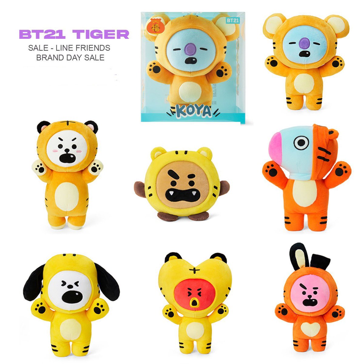 bangtan7kore's tweet photo. 💜 BT21 Tiger Standing Doll - PH GO

❗️SALE - 67% OFF❗️

P870 each + LSF

📦 NETA - Oct to Nov
💜 P150 DP to new customers (once secured), Balance once on-hand | SUKI Payment once onhand.
💜 Sure Buyers only
💜 Comment/DM to order

🏷️wts lfb bts bangtan namjoon rm suga yoongi jin seokjin hobi jhope v taehyung jimin jm jungkook jk