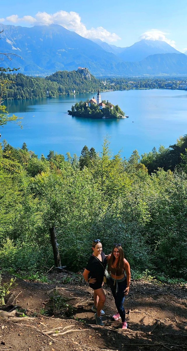 The views at lake bled were even better from up high 
#Slovenia
