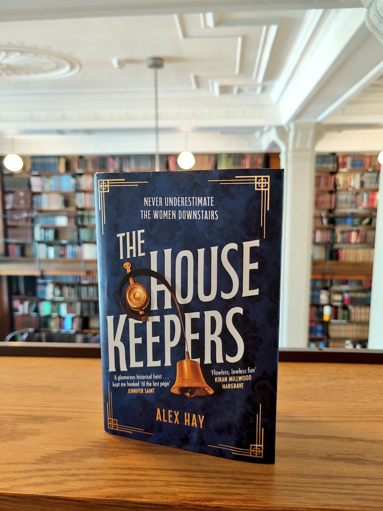 I'm a little late to this party but my goodness I'm glad I showed up. Masterfully conceived, immaculately delivered, just like the heist at the heart of the book. #TheHousekeepers by @AlexHay is smart, sumptuous, and so much fun! I fell in love with the cast of wonderful women as