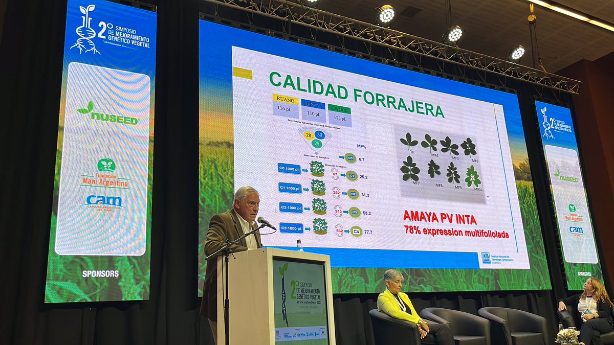 PlantBreedS's tweet photo. Abrimos la tarde del segundo día del @PlantBreedS con Avances en forrajeras con Daniel Basigalup, Karina Grumberg, Mateo Carrere y moderando @valearolfo1 @intaargentina @intamanfredi https://t.co/FQZyeCNMso