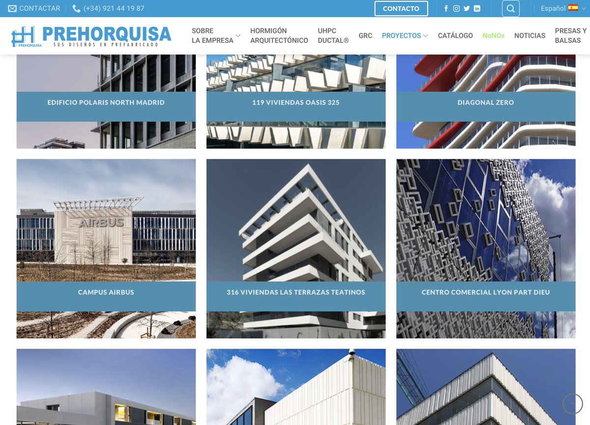 Hemos cambiado la imagen de nuestra web, esperamos que os guste y os recomendamos visitar la nueva sección de proyectos destacado: prehorquisa.com/proyectos-dest…
We have changed the image of our website, we hope you like it and we recommend you visit the new featured projects section: