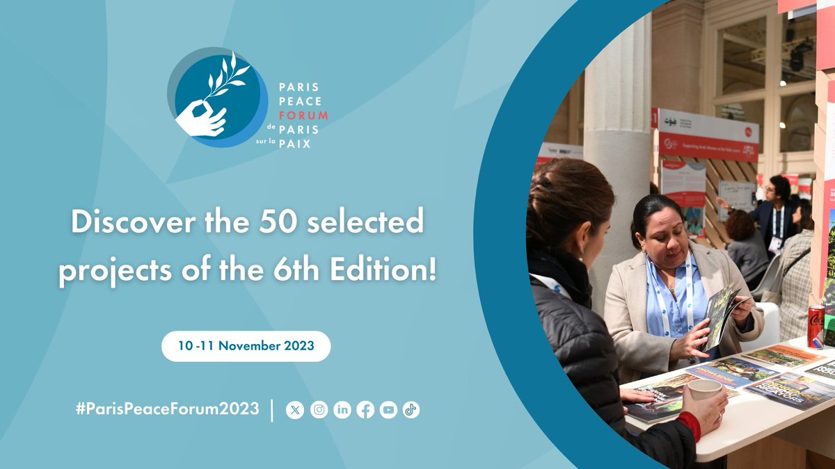 🎉Estamos orgulhosos que o #ProcessoDePaz de Moçambique foi um dos 50 escolhidos para participar da edição deste ano do @ParisPeaceForum. Junte-se a nós para comemorarmos o sucesso de um processo feito por moçambicanos para moçambicanos! ➡️ parispeaceforum.org