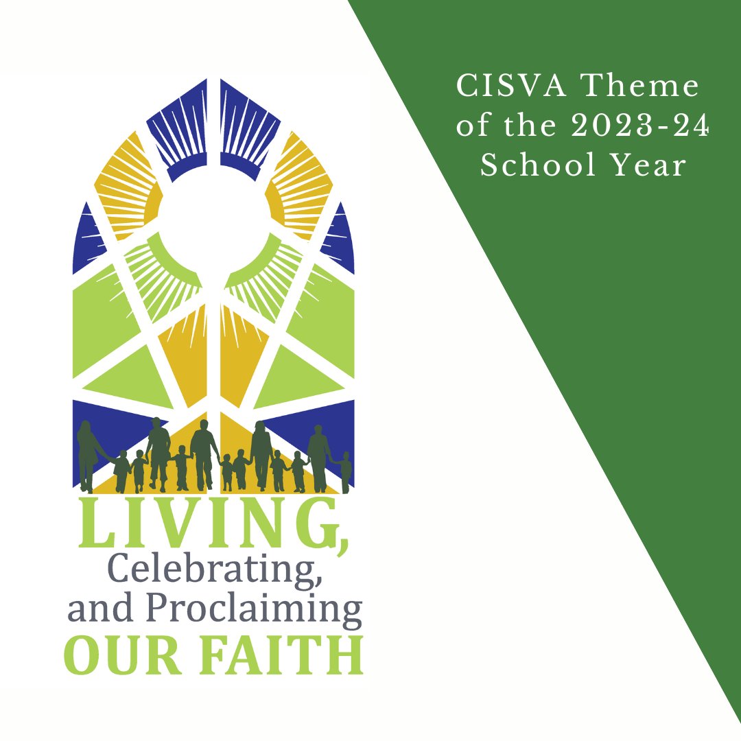 Welcome back to St. Jude School for another school year! This years CISVA theme is Living, Celebrating, and Proclaiming Our Faith. This will be a three-year theme in which we explore in the first year what it means to Live the Christian faith.