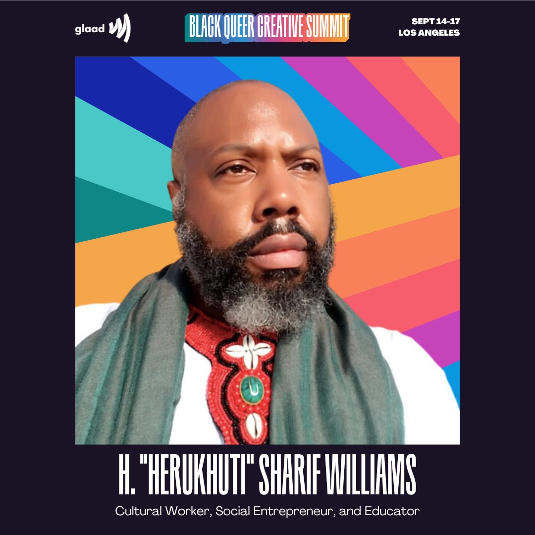 DrHerukhuti's tweet image. Exciting news! I've been selected for @glaad's inaugural Black Queer Creative Summit. We know how few bisexual+ folks are usually chosen for these kinds of things. I'm joining 150 creatives worldwide to conjure Black kweer creativity together. #BlackQueerCreativeSummit #GLAADBQCS