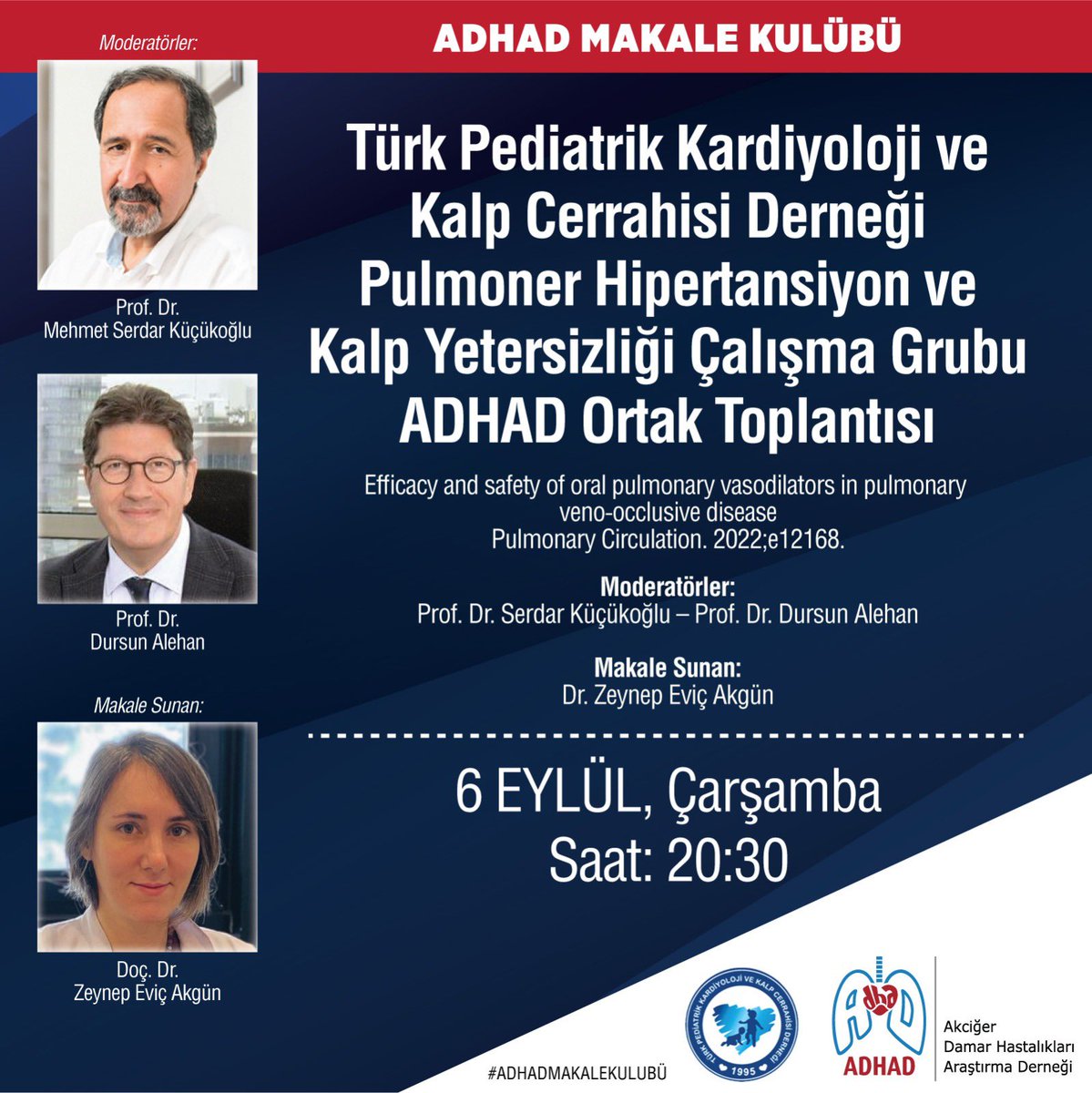 adhadorg's tweet photo. #adhadmakalekulübü  6 Eylül 2023 Saat 20:30. Etkinlik sadece hekimlere açıktır. https://t.co/iqOv2f3vUa