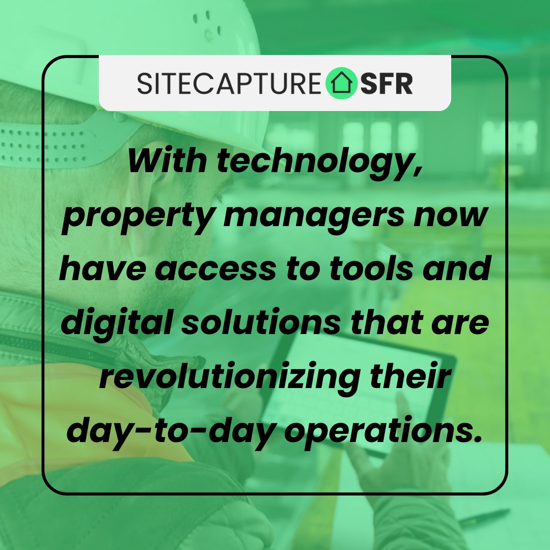 🏡 Attention Property Managers! 

Explore our new blog post - How Technology is Streamlining Operations in Property Management. 📲

Delve into the dynamic world of technology in property management. Read more: hubs.li/Q021990t0

#SiteCapture #SFR #SiteManagement