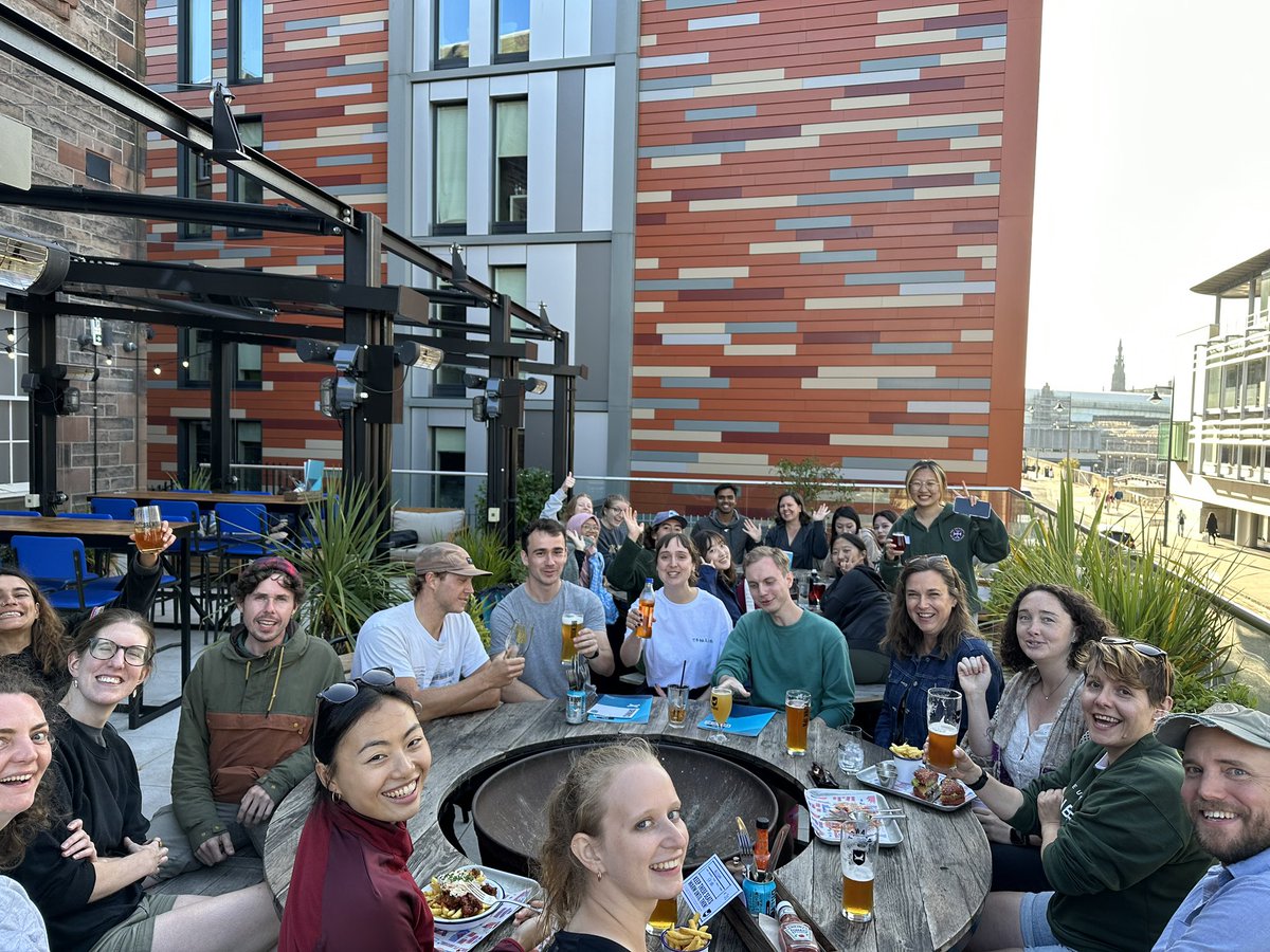 Welcome to our lovely bunch 🍌 of new students. That’s induction ✅ , now on to the whirlwind that is interpreting the landscape with Prof Pete Higgins 🤓 #newadventures #happyfaces