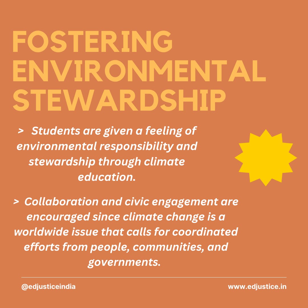 EdJusticeIndia's tweet photo. Therefore, climate education in schools is essential for empowering children to deal with the problems caused by climate change. 

#education #Awareness #environment #ClimateSummit https://t.co/3yebXNC65H
