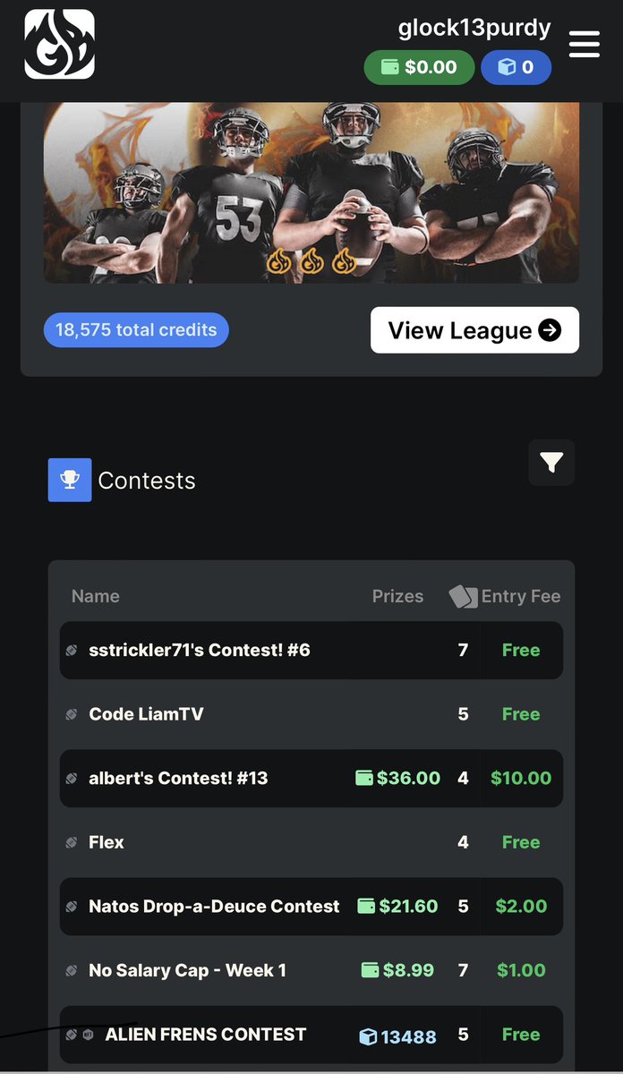 lookinforbets's tweet photo. Had to include @alienfrens 🖖 on our new Fantasy Football platform @PlayGameBlazers 

Sign up for your FREE player pack and compete against fellow frens, in your exclusive token-gated ff contest! 

https://t.co/AAmOFkMWIg https://t.co/GWFS8WY8Ee