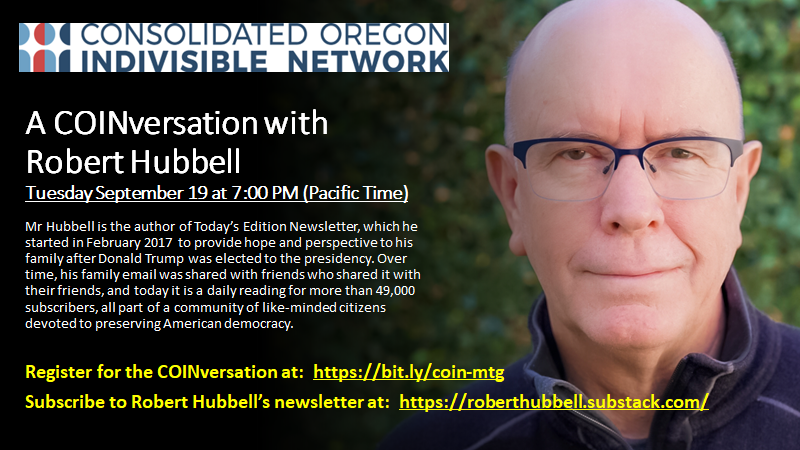CoinOregon's tweet photo. Join the COINversation with @rbhubbell on Sept. 19 at 7 Register and submit your question for @rbhubbell  here: https://t.co/4lAiL5ze7U https://t.co/p8kH6gbT4Z