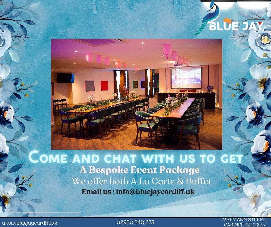 BlueJay193709's tweet photo. Have you booked your work's Christmas do yet?
Pop us an email, phone call or even a Facebook message and we'll discuss options with you.
Remember that we're giving a free meal for two for someone who shares our posts the whole of September!
Visit: https://t.co/v2S5ueayeb https://t.co/K5E7cRdLR2