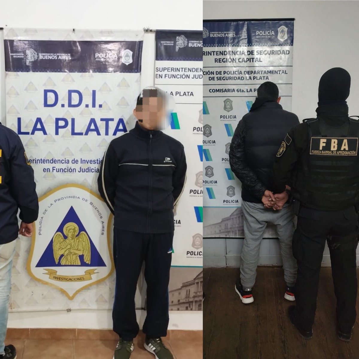 nandotocho's tweet photo. Tolosa, no se puede creer:
Video 1: Usan auto de ariete y tiran el portón abajo 
Video 2: Ya en la casa de las víctimas matan a tiros al perro que ladraba 
Video 3: Atacan a una jubilada que estaba en cama. La encañonan,roban y huyen.
Detenidos: Marcelo Arévalo y Pablo Monteros https://t.co/RqM9UacPuH