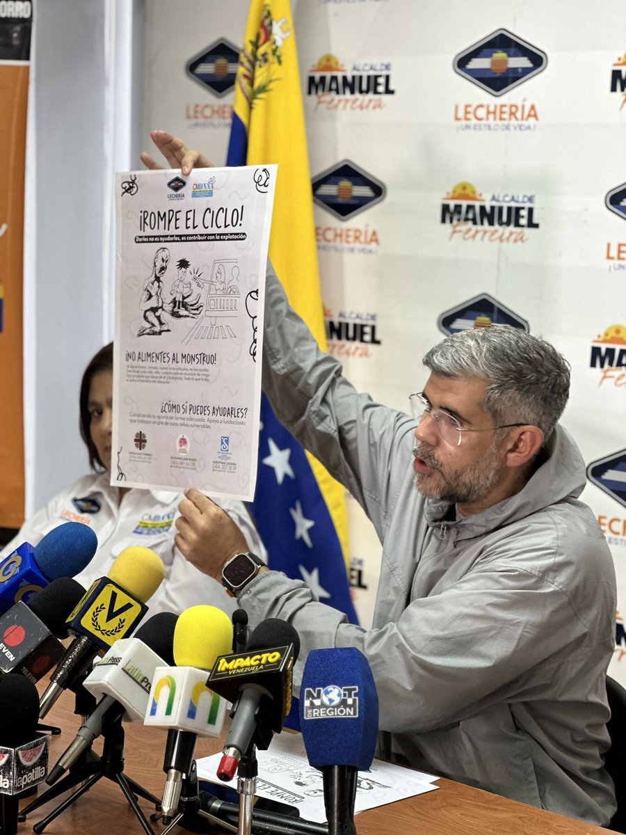 manuelferreiraG's tweet photo. Iniciamos una nueva etapa en nuestra labor por proteger a los niños y adolescentes que están siendo explotados para que pidan cosas en la calle.

A través de nuestra campaña, le decimos a la gente: “¡ROMPE EL CICLO! y evita seguir alimentando al monstruo detrás de esto”. https://t.co/FOfUo8EcTE