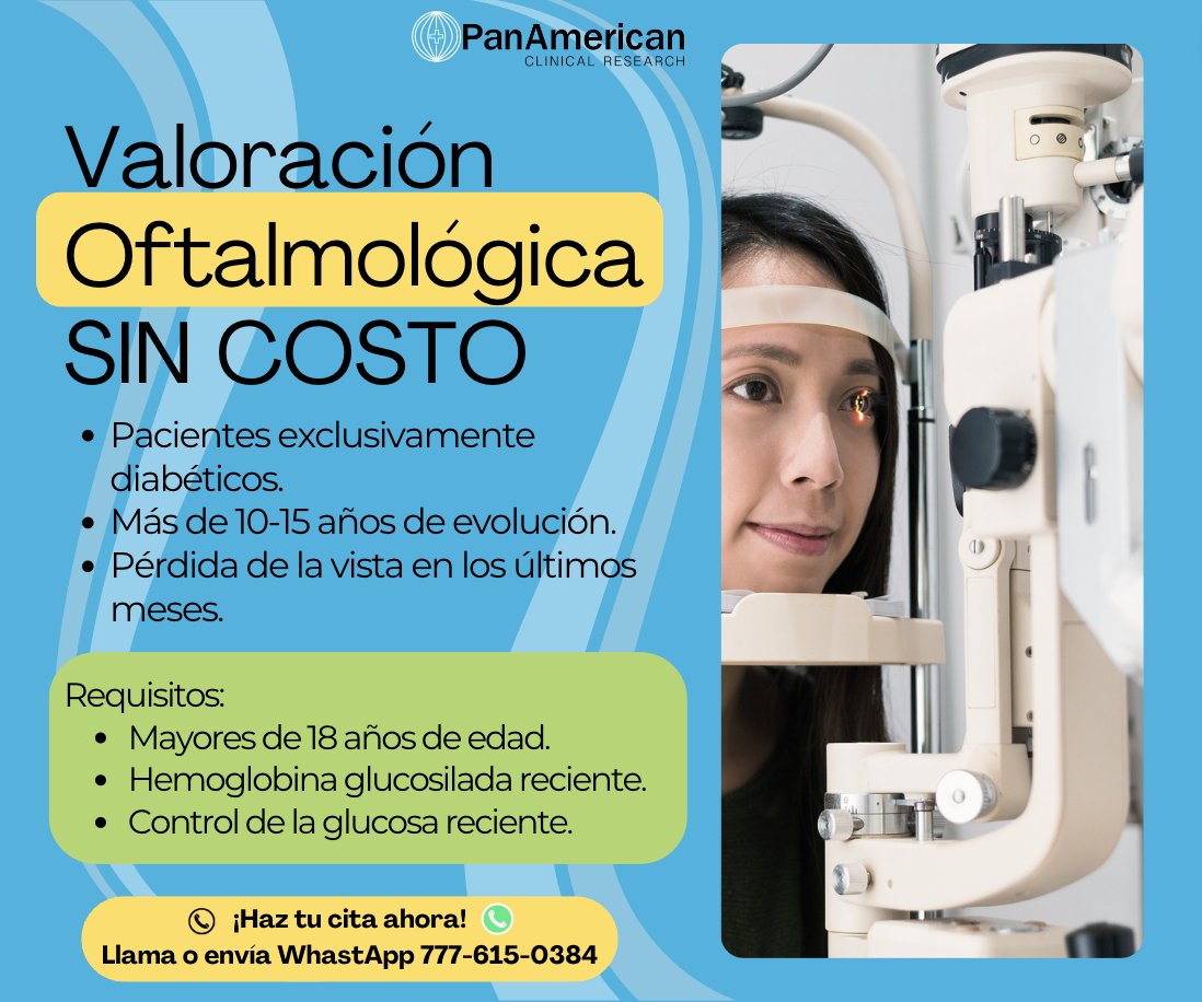PanAm_Cuerna's tweet photo. Estamos ofreciendo por tiempo limitado las siguientes opciones SIN COSTO 
- Control de niño sano para niños 6 a 18 meses de edad
- Valoración oftalmológica para pacientes diabéticos
- Evaluación con Fibroscan para hígado graso
¡Contáctanos para hacer cita!
https://t.co/fL3Fhv9efm https://t.co/KZXiTv0oZ8
