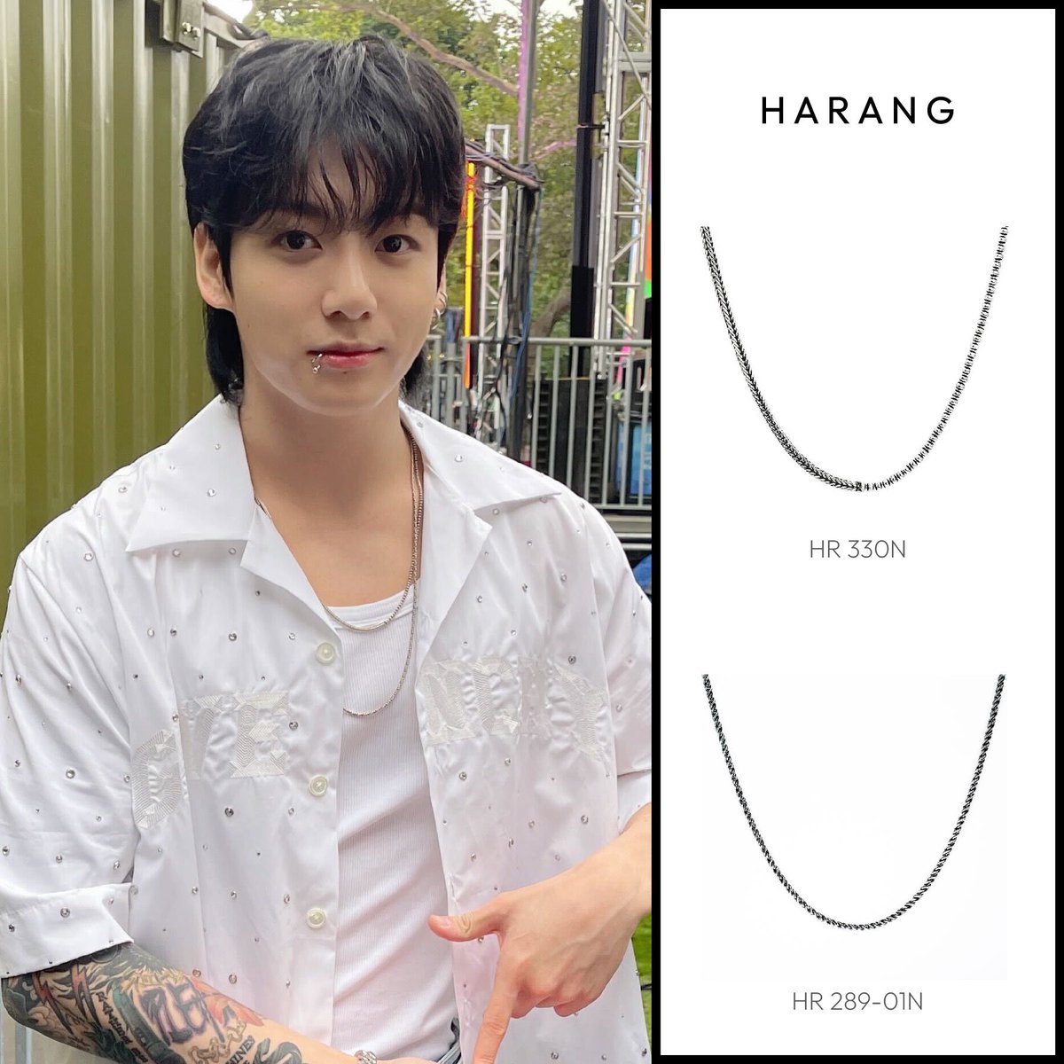 ★HARANG★ HR 382N_Silver Fabric Necklace HARANG on X: 