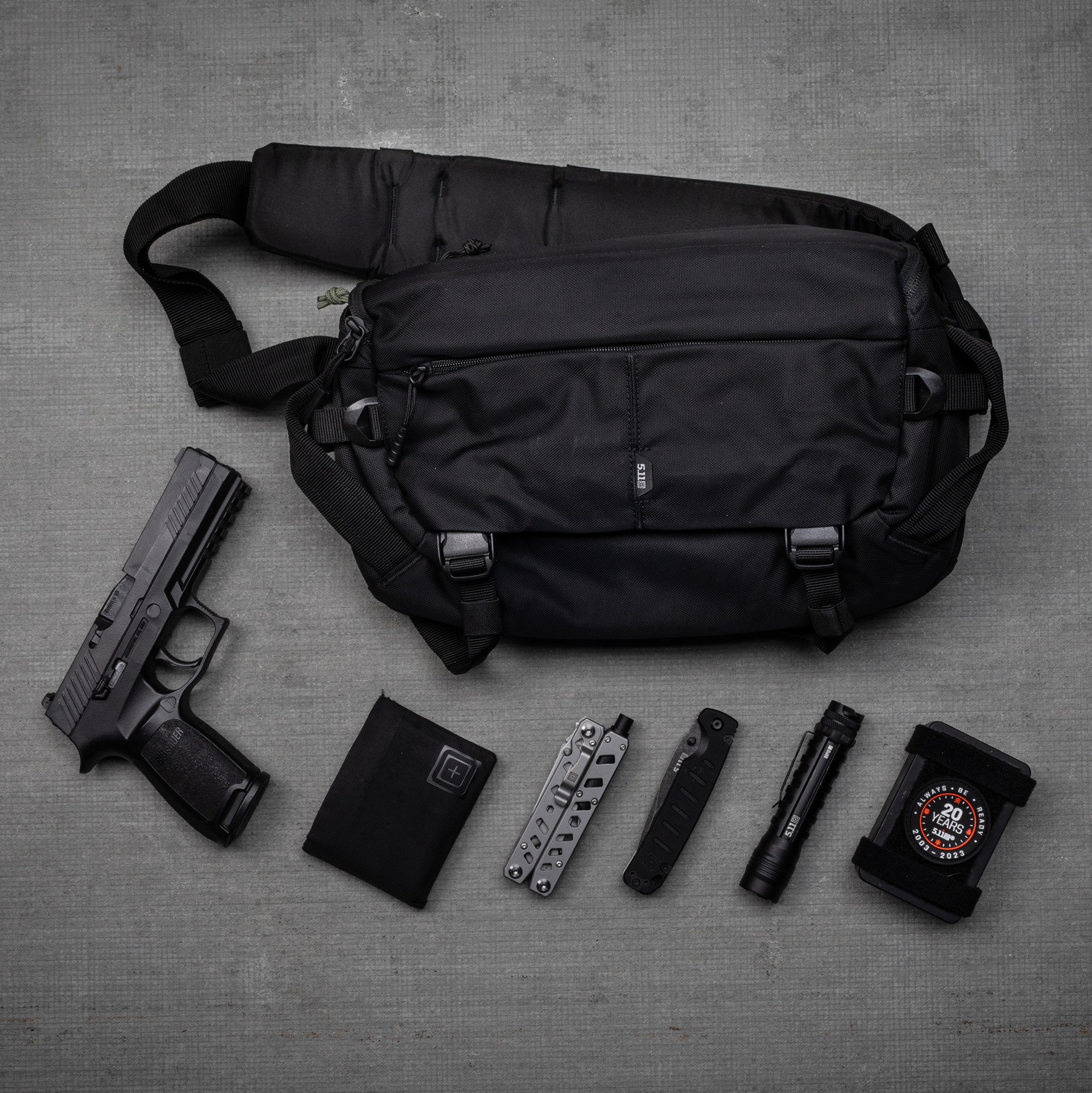 5.11 Tactical on X: New this season, the LV8 Sling Pack is a compact bag  designed for low-vis concealed carry. Coming in 20% smaller than its  cousin, the LV10, this bag trades