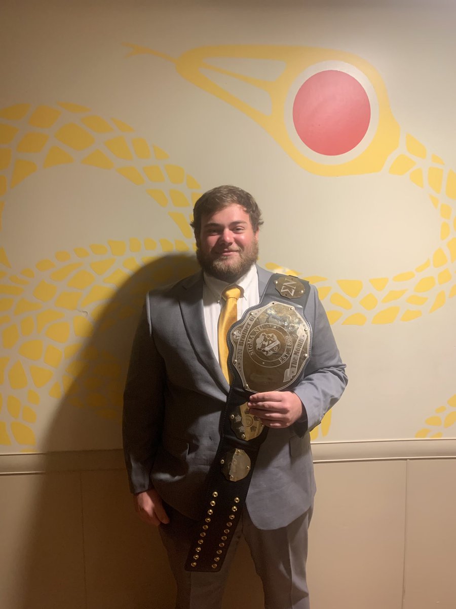 Mu Kappa recognizes Spencer Schatz as Brother of the Month for August! Thank you for your hard work and constant drive to better this Chapter. You earned this, Congratulations Brother!