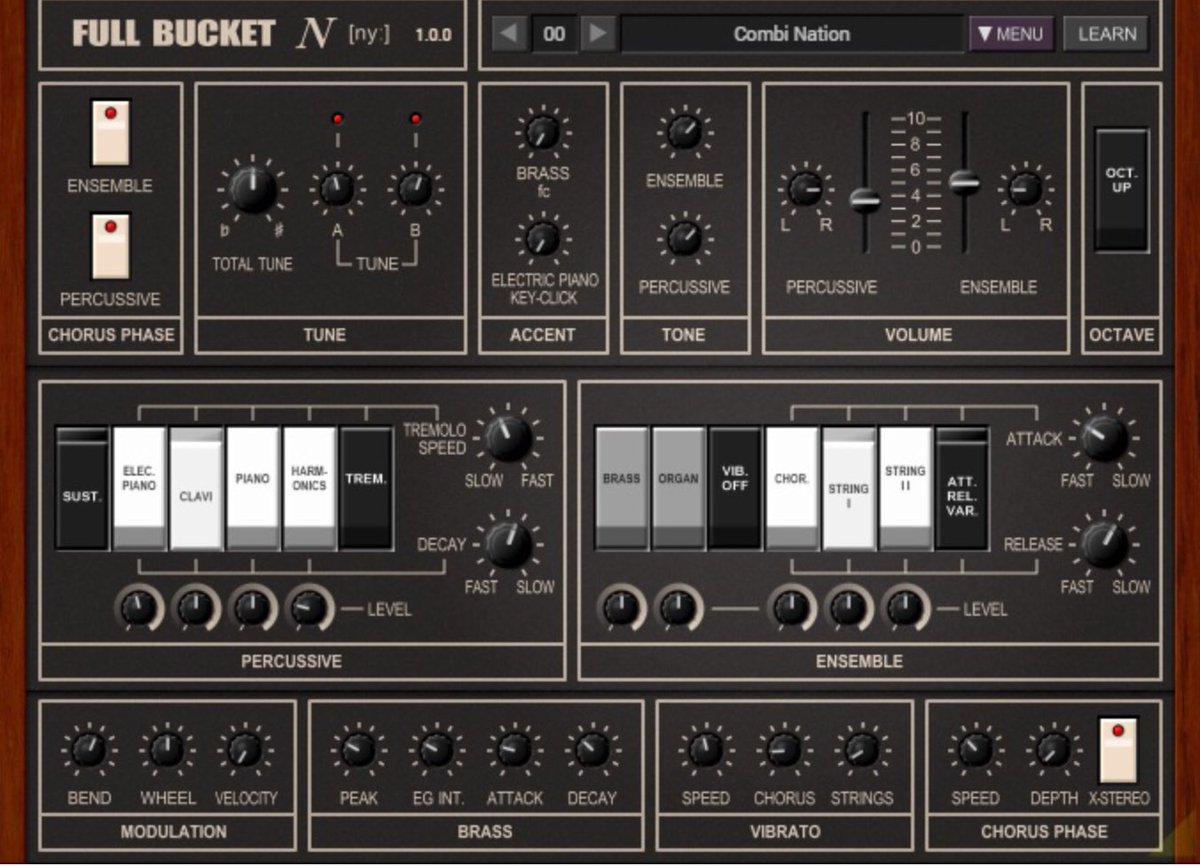 calcoworld's tweet photo. KORG FANS!!! NEW SYNTH EMULATION

Ny is a software instrument for Windows and MAC simulating the classic KORG Lambda ES-50 Polyphonic Ensemble from 1979

This software is FREE of charge. However, DONATE SOMETHING to help to keep this site running 

https://t.co/pdX7qIqNAU

#korg https://t.co/mfm4NkXMk1