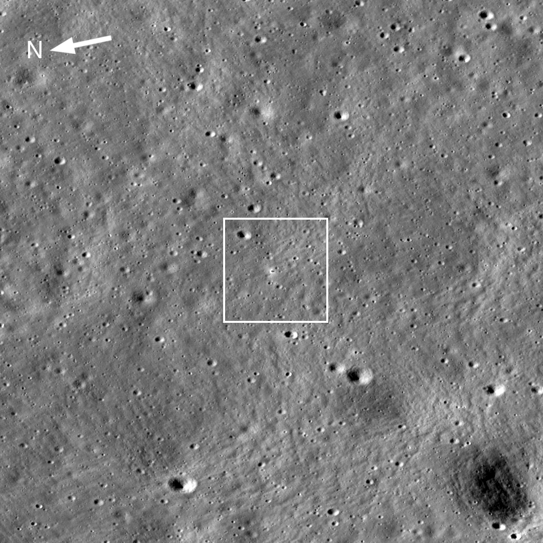 .@NASA's LRO spacecraft recently imaged the Chandrayaan-3 lander on the Moon’s surface. The ISRO (Indian Space Research Organization) Chandrayaan-3 touched down on Aug. 23, 2023, about 600 kilometers from the Moon’s South Pole. MORE >> go.nasa.gov/3LaHp1v