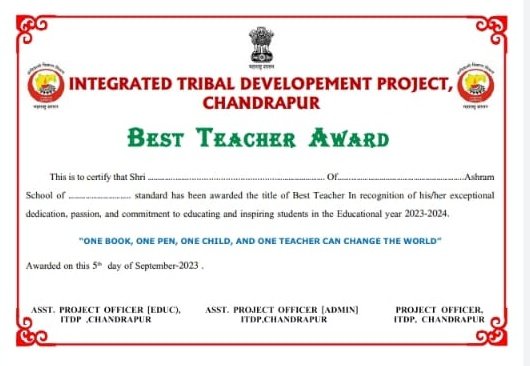 _MURUGANANTHAM's tweet photo. Best teachers with their Best students...
Awarded on Teachers day...
ITDP,Chandrapur, MH. https://t.co/gBzacY1npD