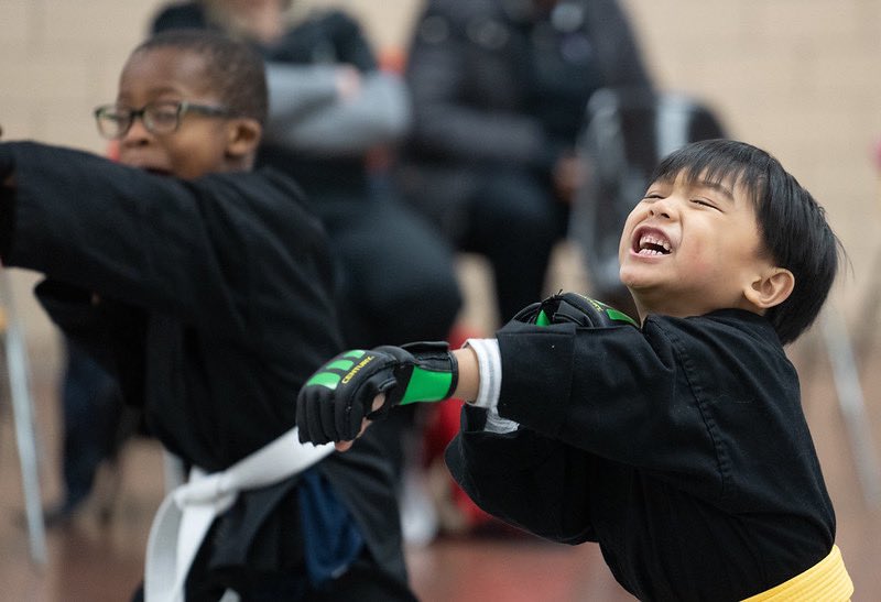 PhilaParkandRec's tweet photo. Happy 1st day #PHLschools families! Need extracurricular inspo for the new school year? Look no further than Parks &amp; Rec! 

From soccer to music lab or martial arts, awaken your child’s passion at the rec! 

Explore youth programs near you ➡️ https://t.co/G4356N523f https://t.co/mbXM9txm62