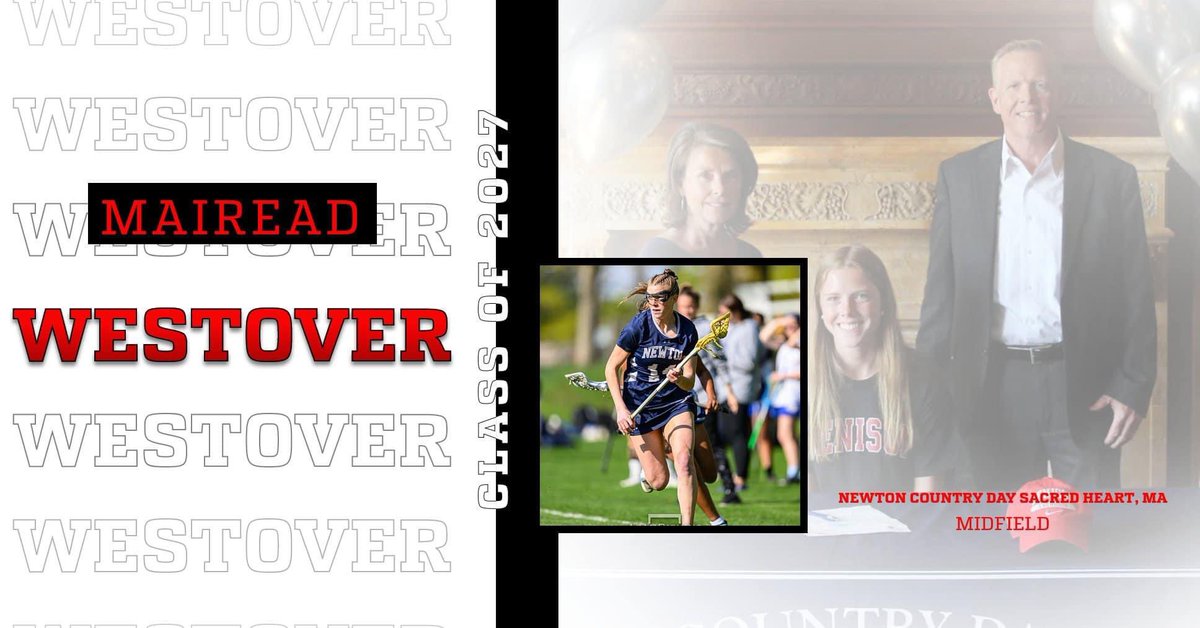 Please join us in welcoming Mairead Westover to our class of 2027! 
Let’s go Big Red!! ❤️