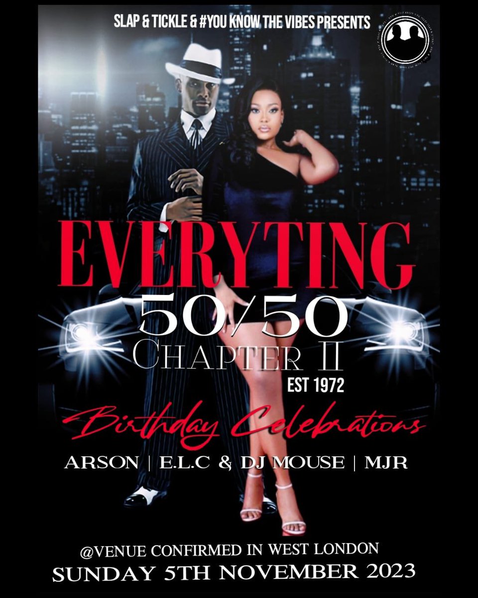 arson72's tweet image. 🔥🔥🔥BACK BY POPULAR DEMAND🔥🔥🔥
 Slap and Tickle/#Youknowthevibes 
  Presents
  Everyting 50/50 chapter 2
  5th November 2023
  For your Early bird £15 tickets 

eventbrite.co.uk/e/everyting-50…
